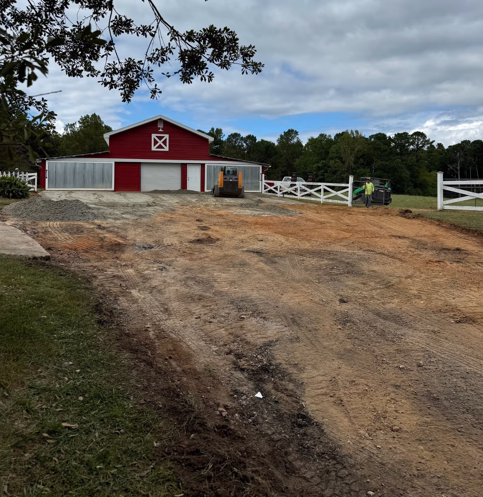Asphalt paving project by Apex Paving
